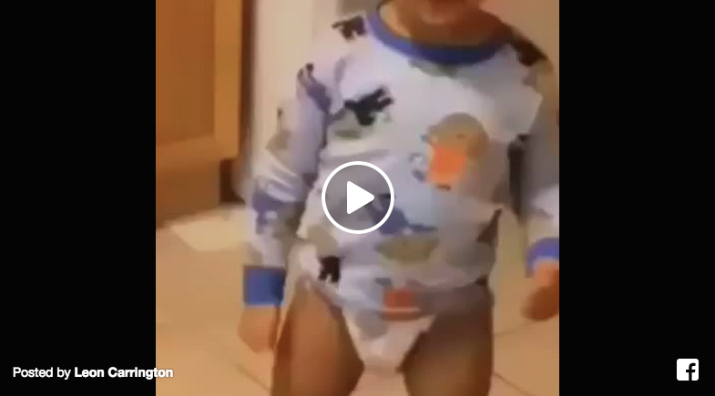 dancing diaper baby