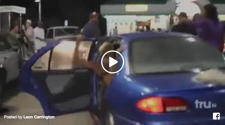 gas station weave fight