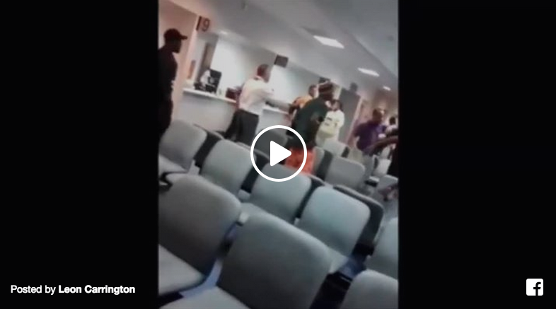 gay dude hospital fight