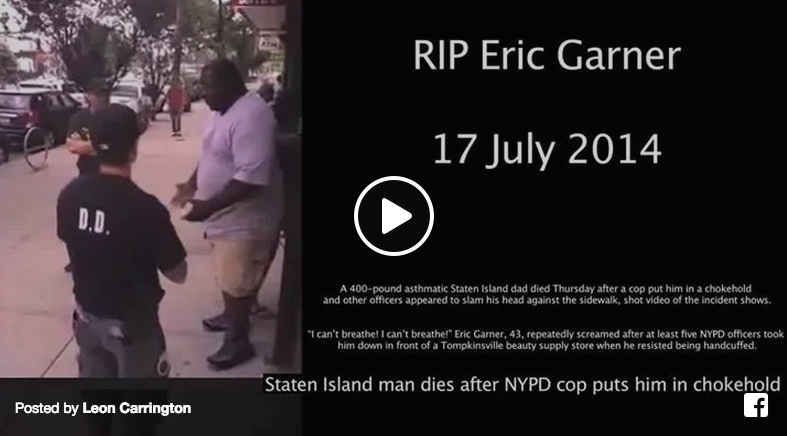 nypd cops choke kill