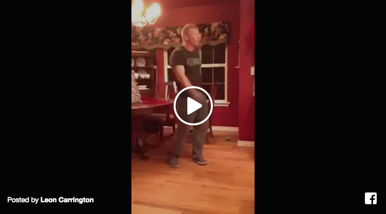 white dude dougie dancing