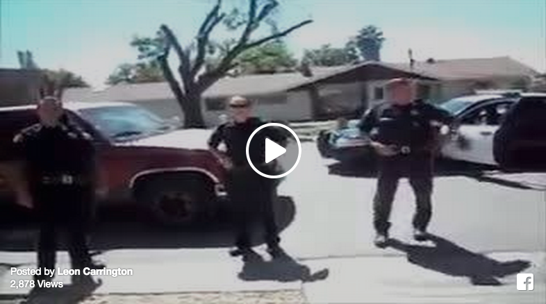 lady tells cop the law