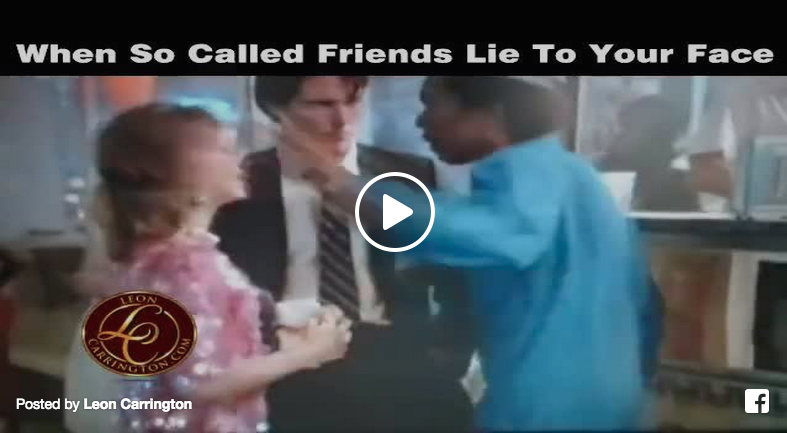 when friends lie to your face
