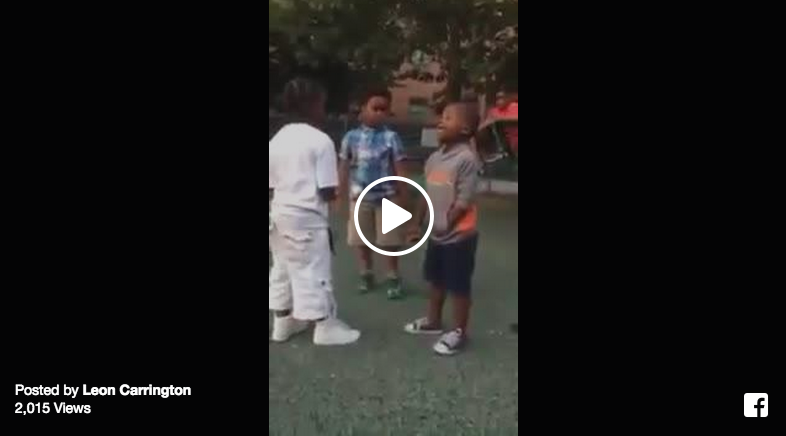 5 year old rap fight
