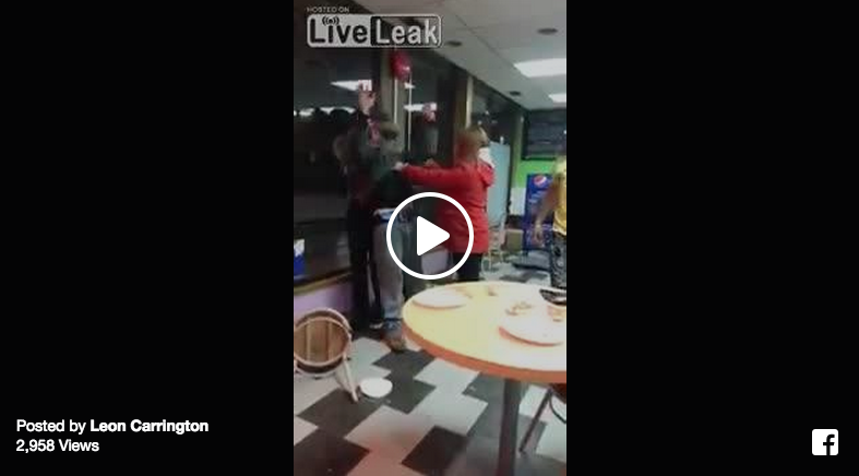 homeless fight choke out
