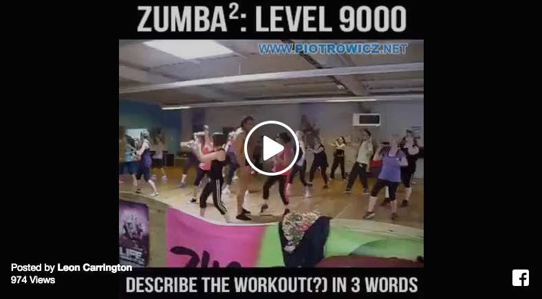 crazy zumba instructor