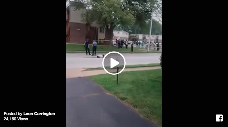 mike brown eye witness video