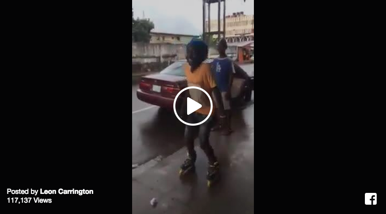 roller blade dancing