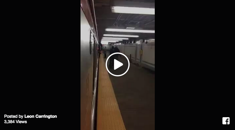 cop subway attack