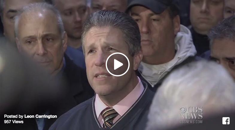 ny police union chief blames mayor