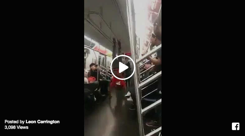 nyc subway train dance
