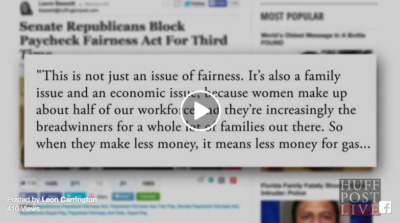 republicans block paycheck fairness act