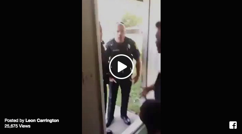 police slap mother in face