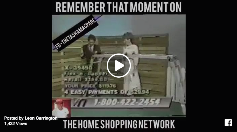 throwback home shopping network