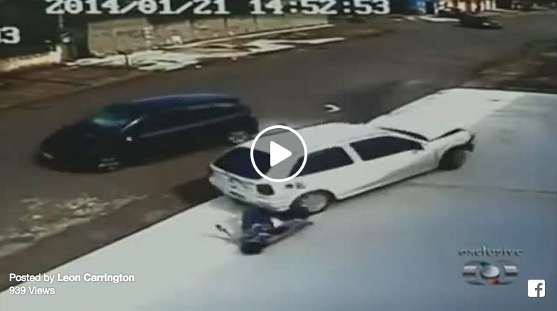 mom son escape crash
